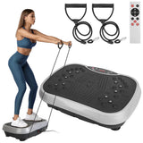 Whole Body Vibration Exercise Platform with Resistance Bands