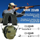 Tactical Noise-Cancelling Shooting Earmuffs