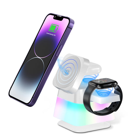 4-in-1 Rotating Wireless Charging Station