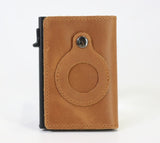 RFID-Blocking AirTag Leather Wallet