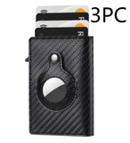 RFID-Blocking AirTag Leather Wallet