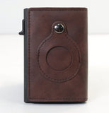 RFID-Blocking AirTag Leather Wallet