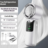 Portable Neck Fan with Ice Pack Cooling