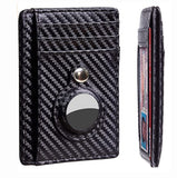 RFID-Blocking AirTag Leather Wallet