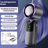 Portable Neck Fan with Ice Pack Cooling