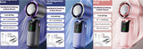 Portable Neck Fan with Ice Pack Cooling
