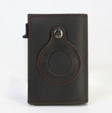 RFID-Blocking AirTag Leather Wallet