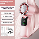 Portable Neck Fan with Ice Pack Cooling