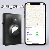 RFID-Blocking AirTag Leather Wallet