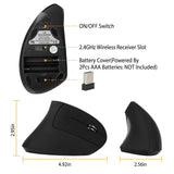 Ergonomic Wireless Vertical Mouse